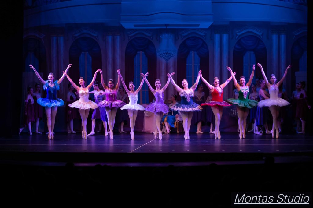 Students in Sleeping Beauty performance